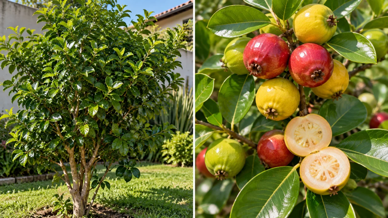 O araçá pode ter frutos amarelos ou vermelhos quando amadurece. Entenda como o araçazeiro muda durante a frutificação e quais características ajudam a reconhecê-lo.