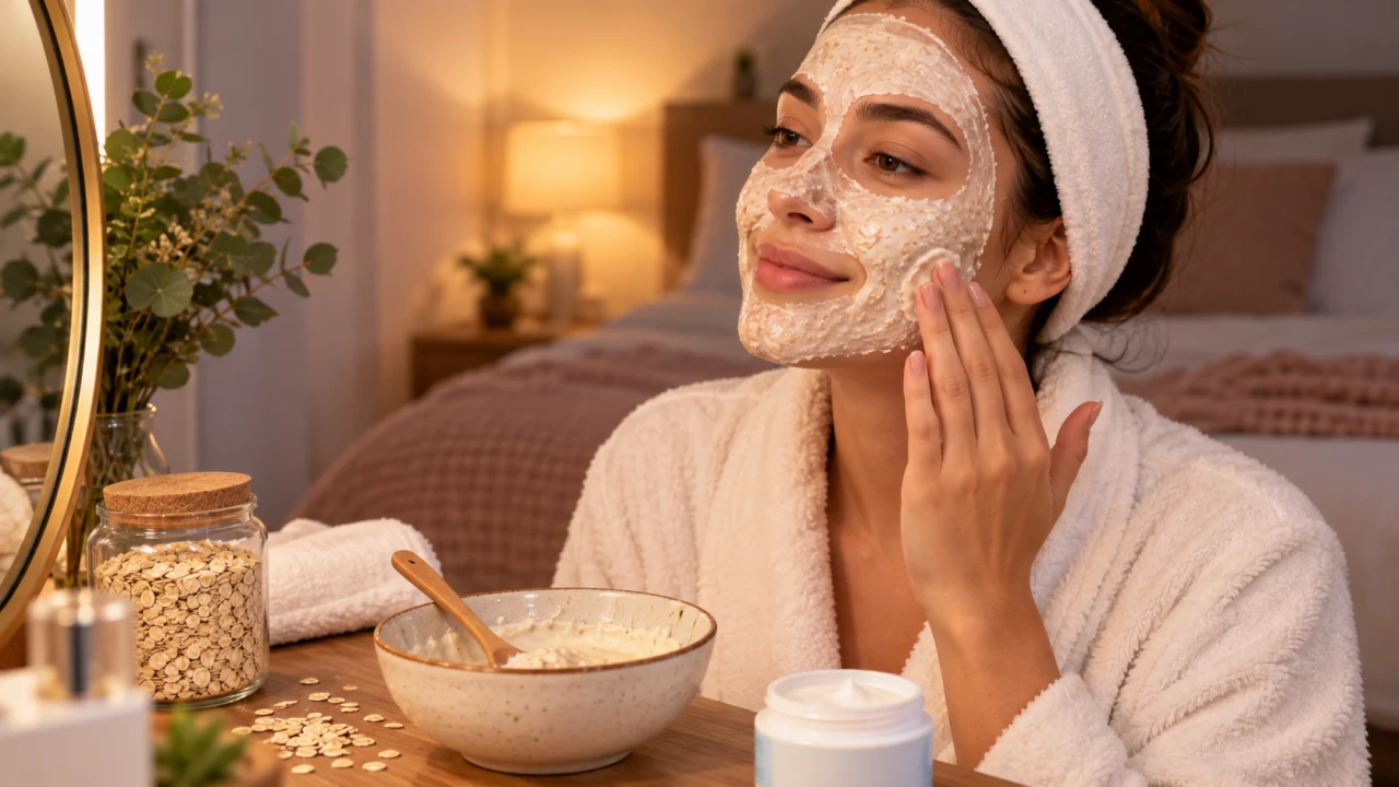 Aprenda a fazer uma máscara facial caseira com aveia coloidal e hidratante. Entenda como usar, por quanto tempo deixar na pele e quais cuidados ter.