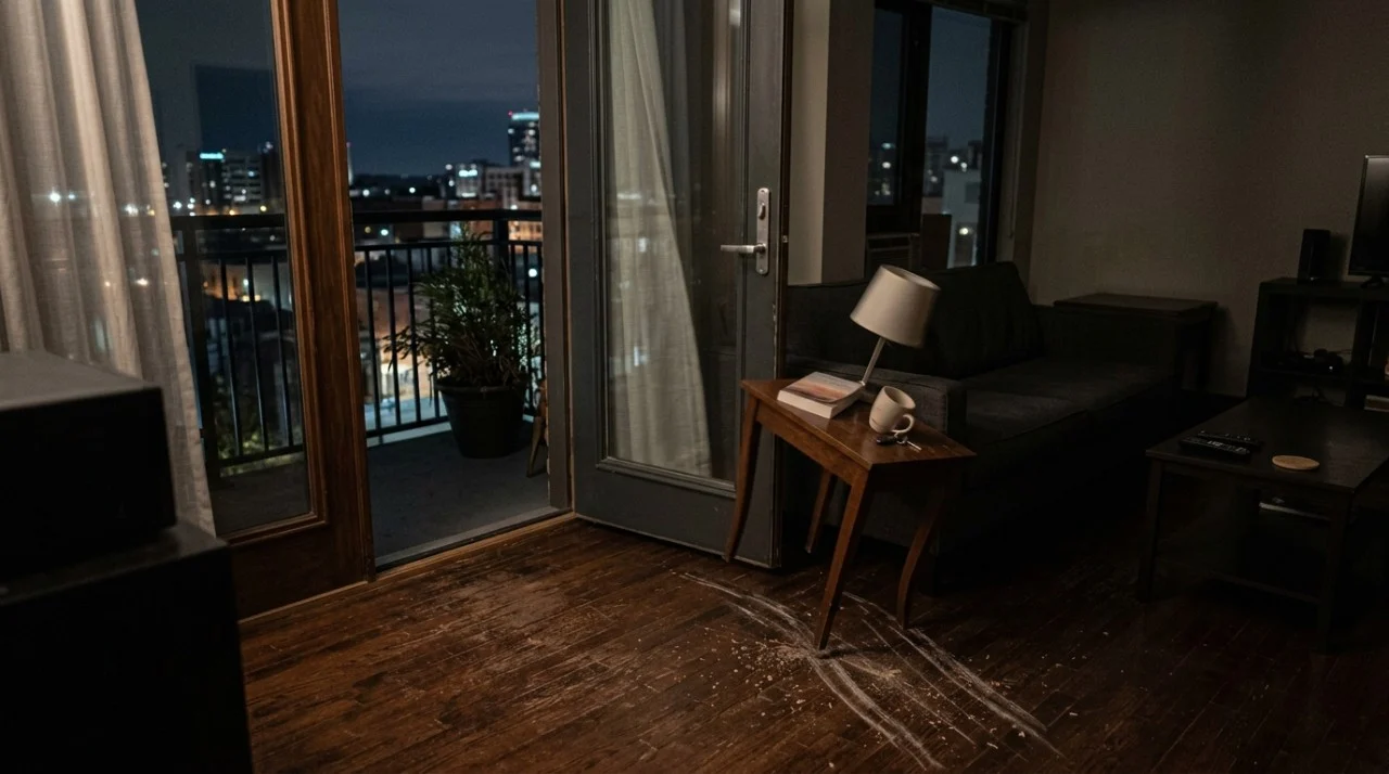 Há quatro meses ouvindo móveis sendo arrastados depois da meia-noite, morador começa a anotar os horários para reclamar do apartamento de cima, até descobrir numa madrugada que o barulho vinha do imóvel vazio ao lado após uma porta de varanda ficar solta com o vento O problema não aconteceu todas as noites, mas voltou com frequência suficiente para incomodar