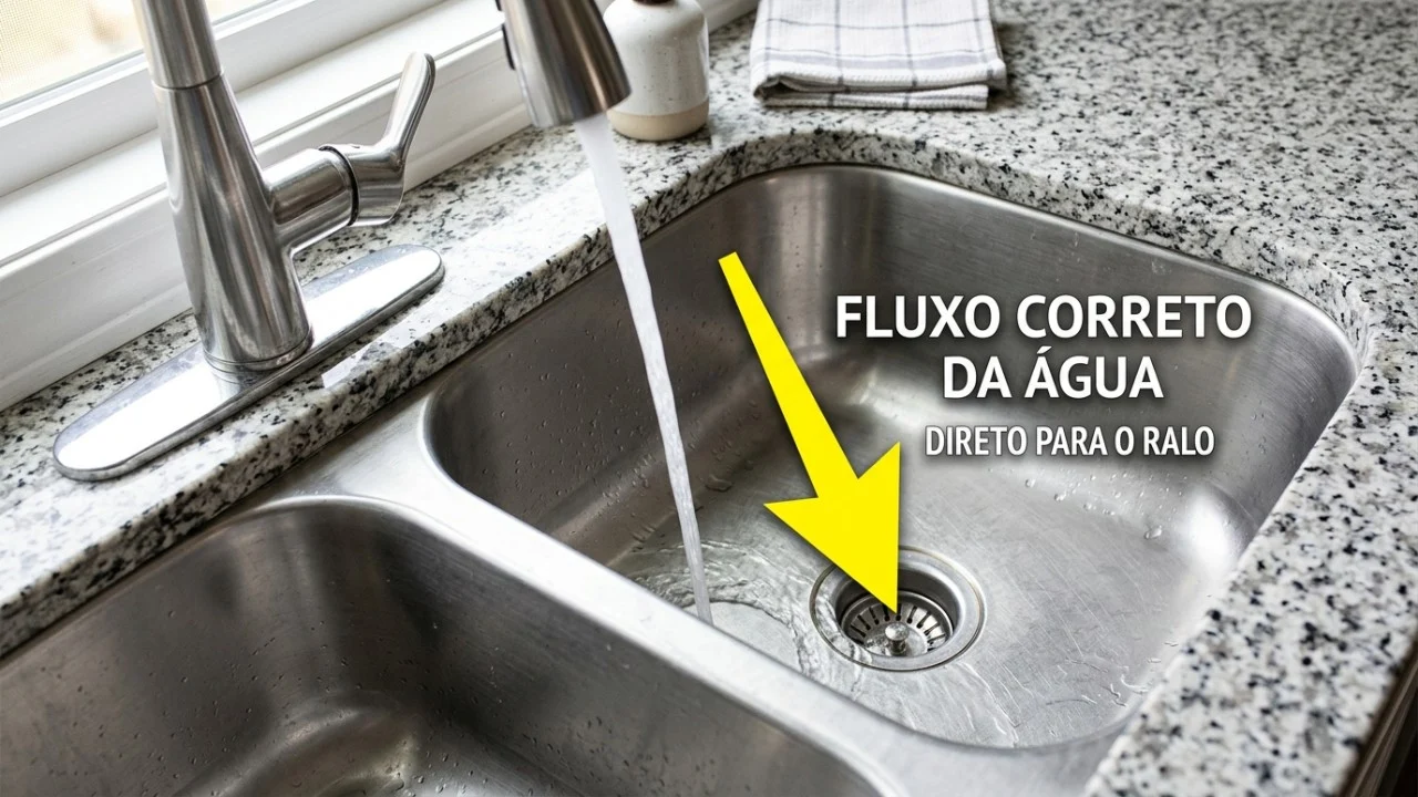 O descarte incorreto de gorduras e bebidas densas na pia acumula resíduos e causa graves entupimentos no encanamento.