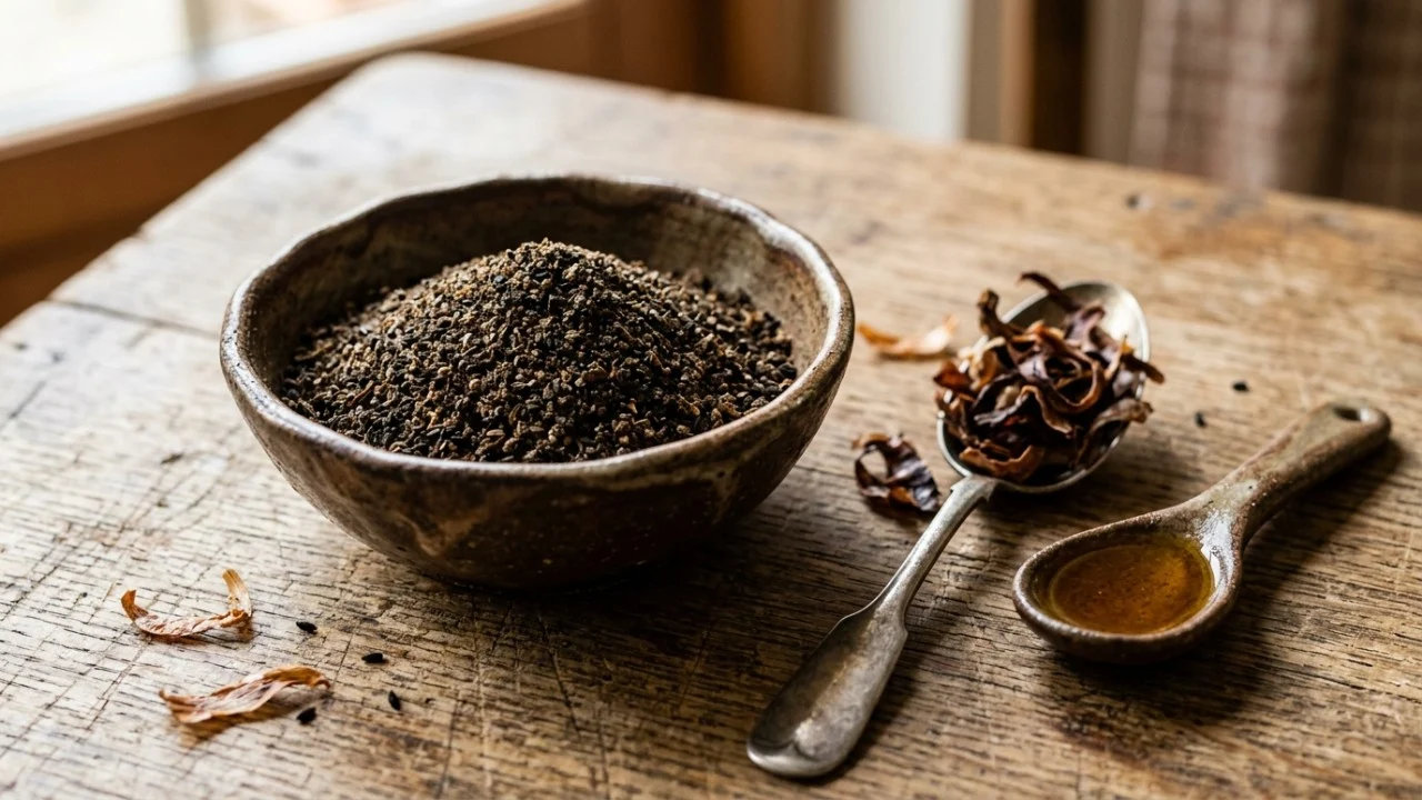 Casca de cebola vira tintura natural caseira para escurecer fios brancos: a mistura leva chá, óleos e cominho-preto Saiba o passo a passo para aplicar a pasta tonalizante natural e garantir brilho e maciez aos fios.