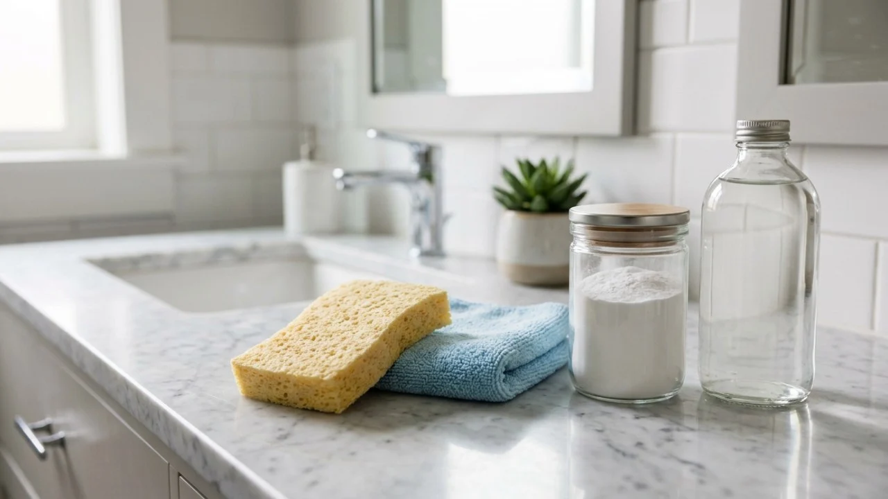 Manter uma rotina de prevenção simples garante um brilho cristalino e prolonga a limpeza do seu banheiro.