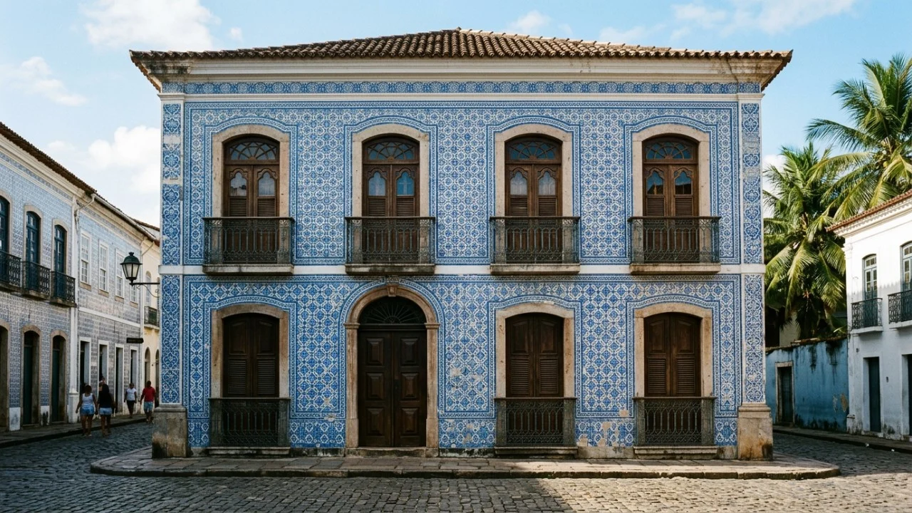 A famosa arquitetura com casarões revestidos de azulejos protege a cidade e encanta visitantes do mundo todo.