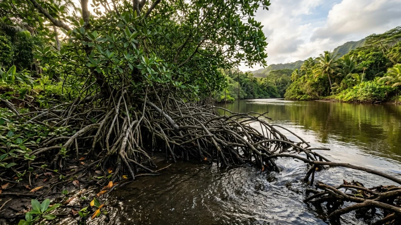 Em 1902, o Havaí plantou mangue-vermelho para conter a erosão; 124 anos depois, a espécie invasora entope cursos d’água e degrada o habitat de aves aquáticas ameaçadas imagem 1789456650 nimwvi