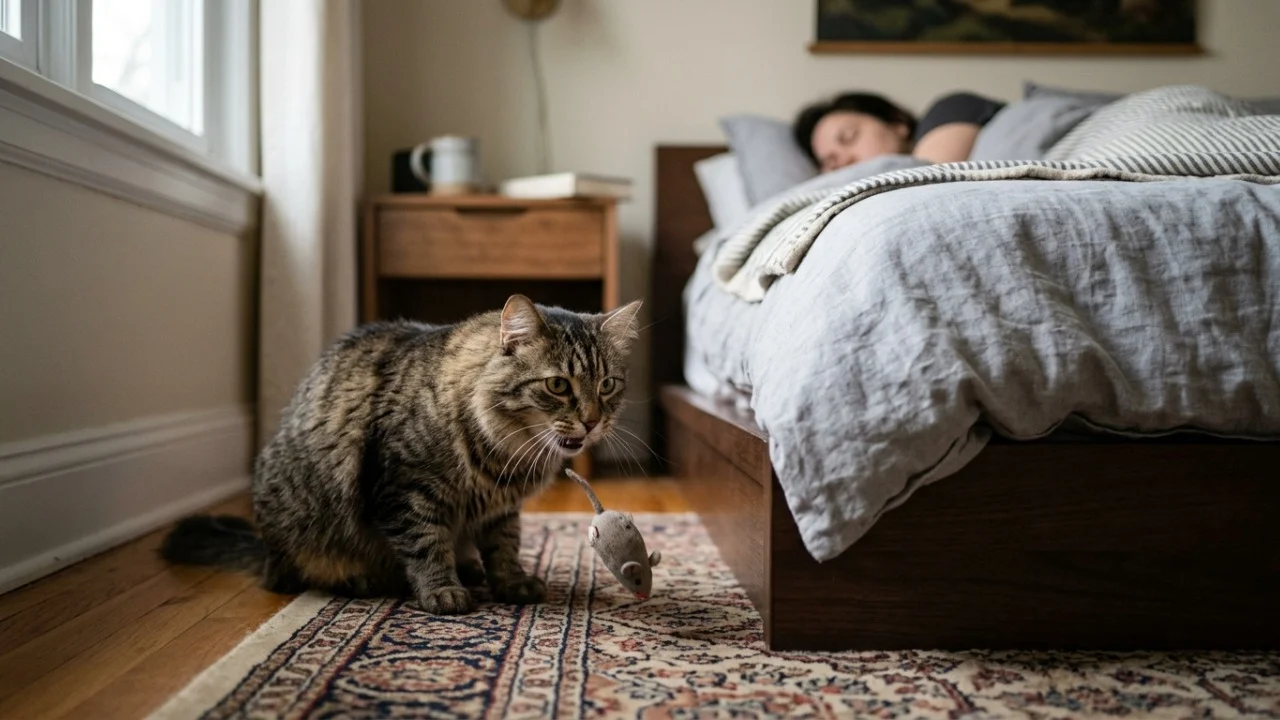 Seu gato pode levar brinquedos até você pelo mesmo motivo que algumas mães levam presas para os filhotes Objetos deixados perto do tutor nem sempre significam presentes