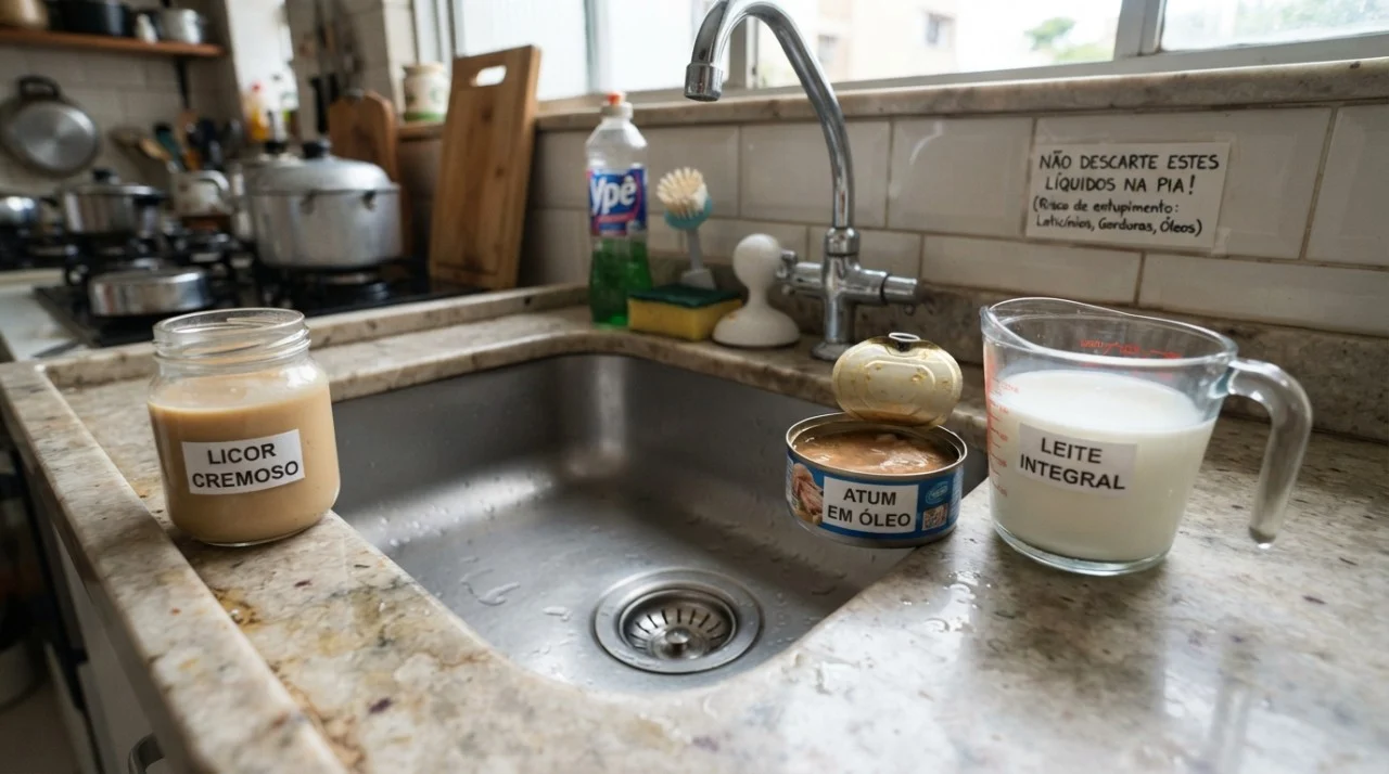 Bebidas alcoólicas doces e cremosas contêm alta concentração de açúcares refinados e gorduras de laticínios que reagem negativamente dentro da tubulação.