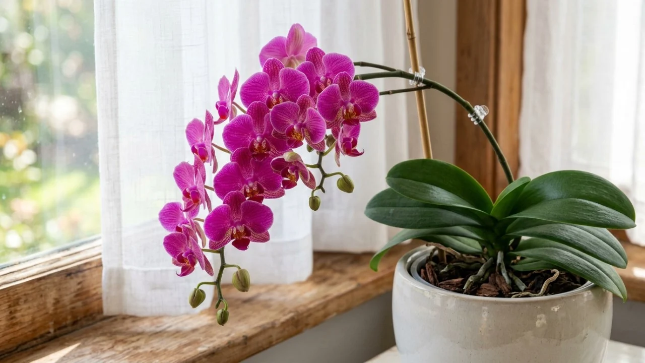 O truque de setembro para fazer a orquídea voltar a florescer: mover a Phalaenopsis para um local mais fresco pode estimular uma nova haste floral O respeito ao período de repouso vegetativo e a variação térmica noturna são fundamentais para estimular o surgimento de novas hastes florais nas orquídeas.