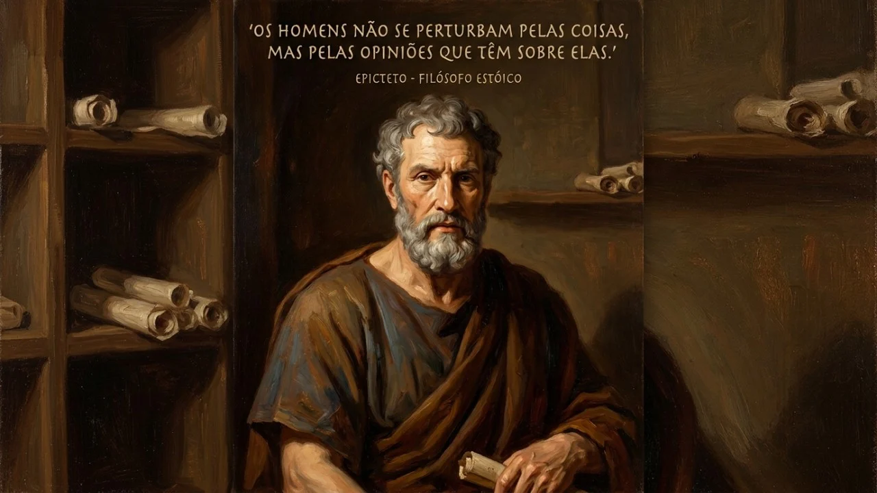 Epicteto, filósofo estoico, sobre aquilo que realmente nos perturba: “Os homens não são perturbados pelas coisas, mas pelas opiniões que têm sobre elas” A distinção estoica entre o que podemos controlar e o ambiente externo evita frustrações desnecessárias na carreira.