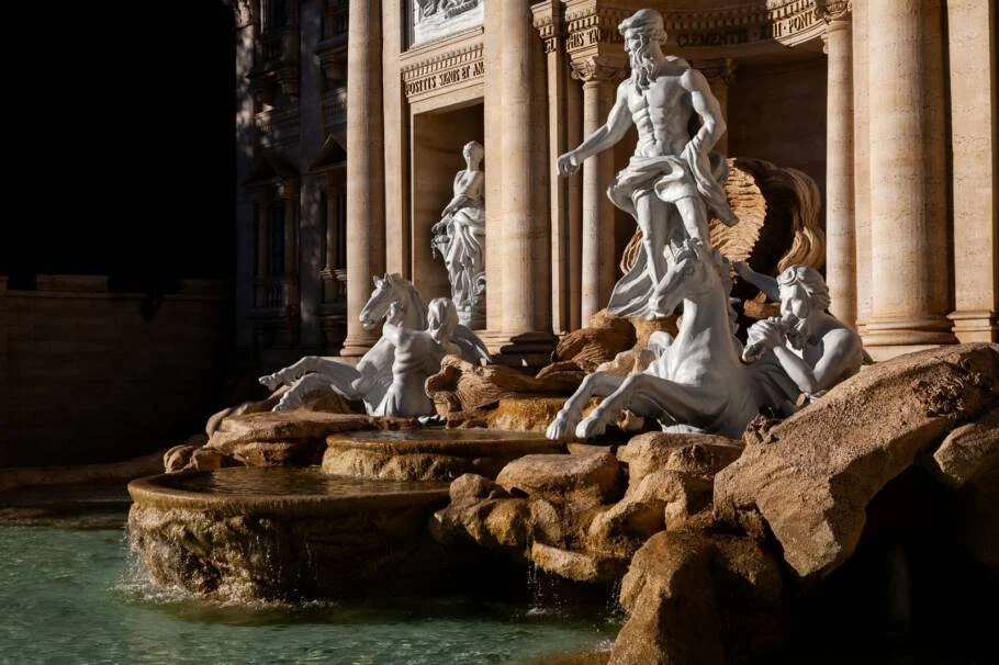 Serra Negra tem uma réplica da Fontana di Trevi